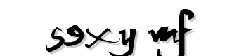 Sexy-Mf font